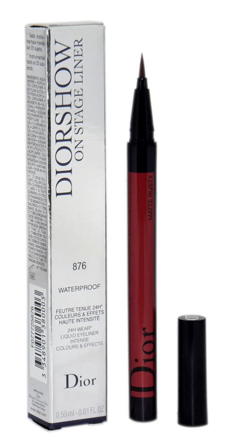 dior matte rusty eyeliner|diorshow stage liner.